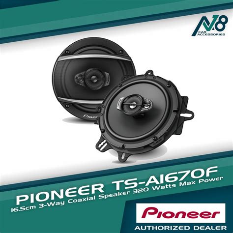 Pioneer Ts A1670f 6 3 Way Coaxial Speaker Shopee Philippines