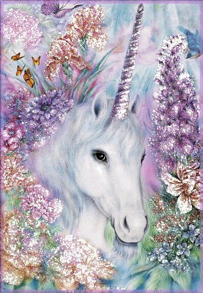 Purple Glitter Unicorn Pictures Unicorn And Fairies Unicorn Art