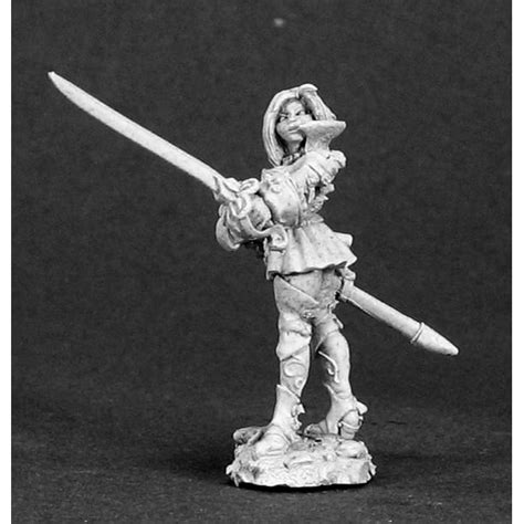 Rhaine Female Rogue Miniature 25mm Heroic Scale Dark Heaven Legends