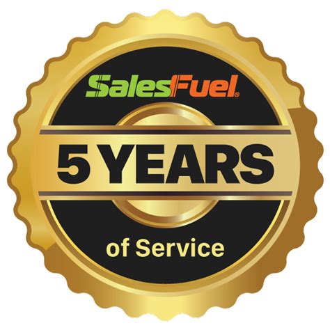 Salesfuel 5 Years Of Service Credly