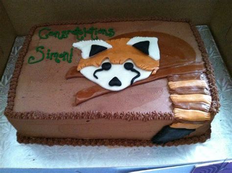 Red Panda Cake 8th Birthday Cake Boy Birthday Bday Party Birthday