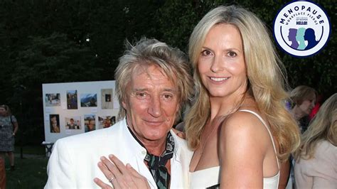 penny lancaster breaks down as she details menopause and husband rod stewart s role watch hello