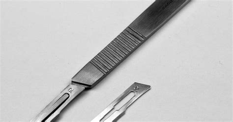 Scalpel Handle Nr 3 10 Blade Nr 10 Knife Holder Medical Dental