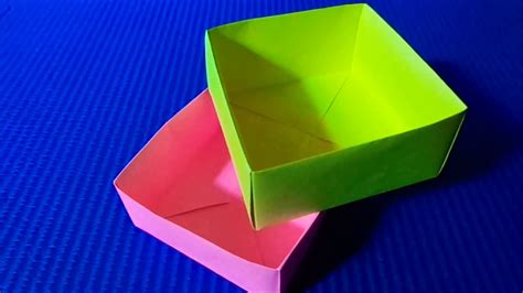 Simple Origami Box Simple Origami Box Paper Craft