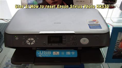Reset Epson Stylus Photo Rx530 Waste Ink Pad Counter Youtube