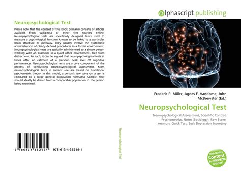 Search Results For Neuropsychological Aspects