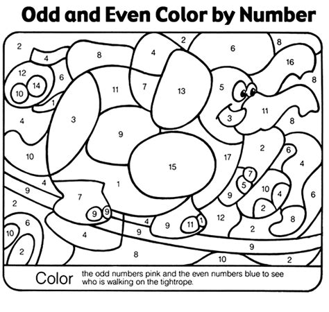 Get your parent's help to download and install this program. Circus Color by Number Coloring Page | crayola.com