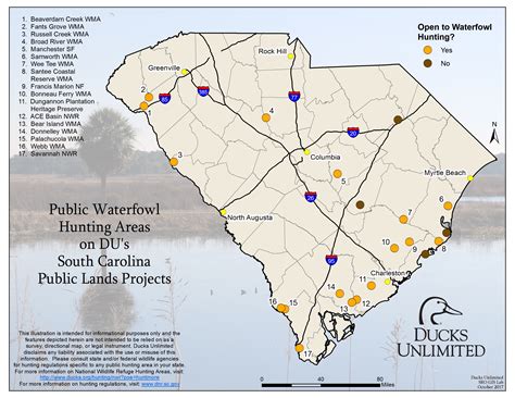 Public Waterfowl Hunting Areas On Du Public Lands Projects