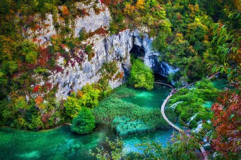 Plitvice Lakes National Park In Croatia Stock Photo Image Of