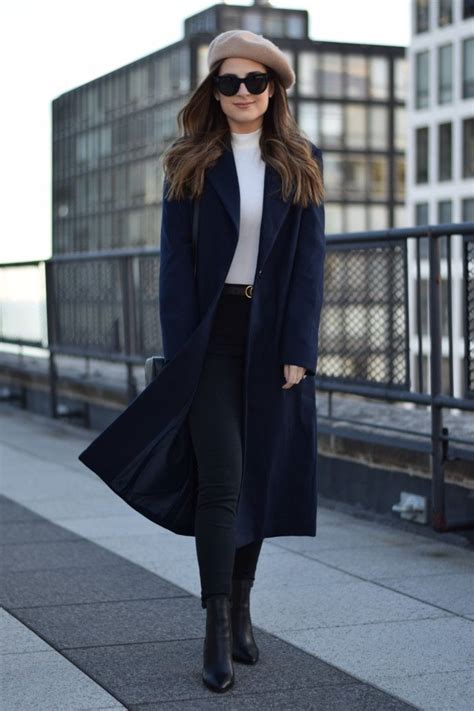 Navy Coat The Best Cyber Week Sales Out And About Blue Coat Outfit