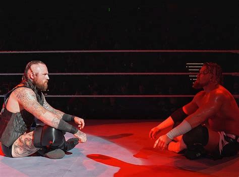Buddy Murphy And Aleister Black Playing Mind Games With One Another At