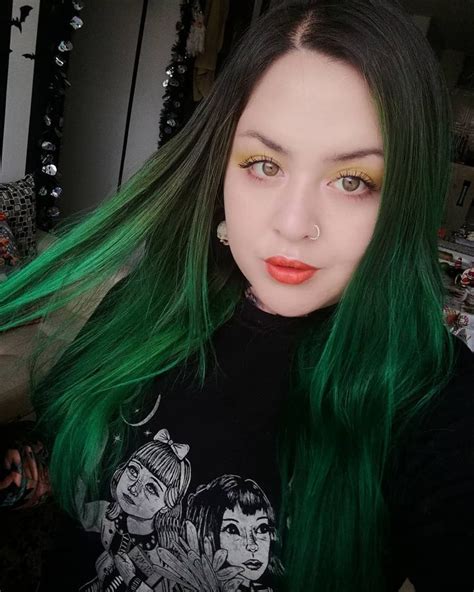 Forest Green Ombre Dark Green Hair Hair Color Light