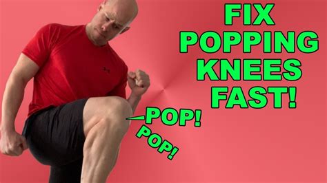 How To Fix Knee Popping During Squats And Lunges Youtube