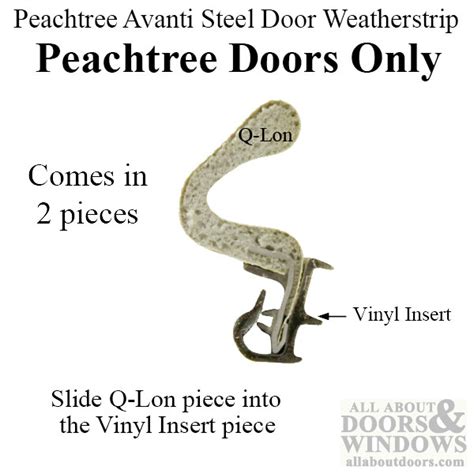 Peachtree Avanti Steel Door Weatherstrip Q Lon Extended Reach 96