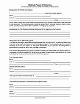Free Blank Printable Medical Power Of Attorney Forms Photos