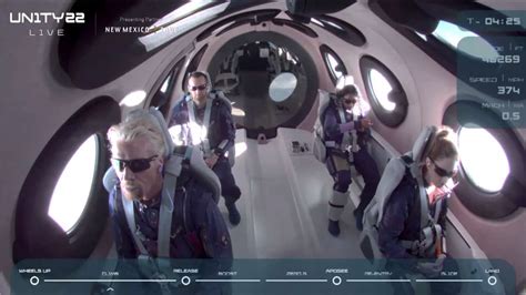 Branson Space Crew Livestream From 430 Pm Richard Branson Takes Off
