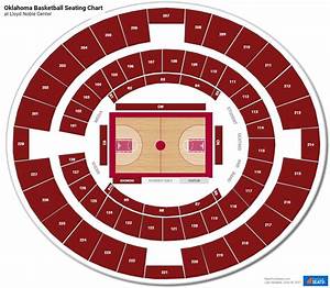 Lloyd Noble Center Seating Chart Rateyourseats Com