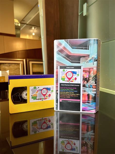 I made a custom Mall Madness inspired VHS mixtape featuring Horror