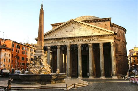 Pantheon In Rome Italy Stock Image Image Of History 34990999