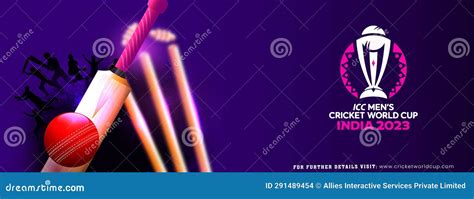 Icc Men S Cricket World Cup India 2023 Banner Or Header Design In