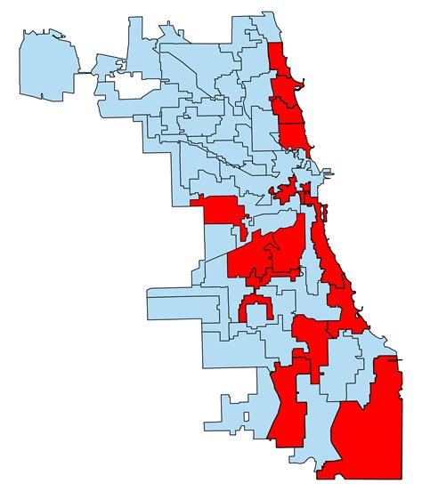 chicago numtot 🚇🚌🚲 on twitter in the 2023 chicago city council election 14 wards red will