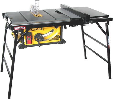 Rousseau 2790 Table Saw Stand For Larger Portable Saws Replaces