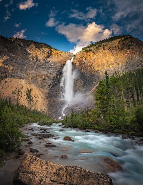 This Is A Photograph Of Takakkaw Falls In Yoho National Park Of Canada