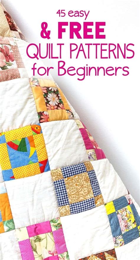 Free Printable Easy Quilting Patterns 20 Free Quilt Patterns For All