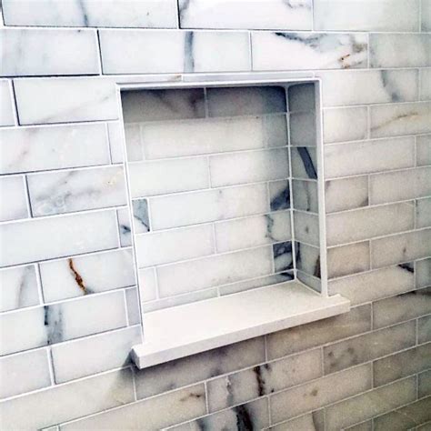 top 70 best shower niche ideas recessed shelf designs shower niche bathroom niche tile