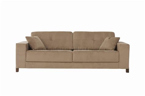 Cream Fabric Modern Sofa And Loveseat Set Woptional Items