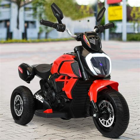 Children Electric Motorcycle Single Drive Toy 6v Battery Powered Ride