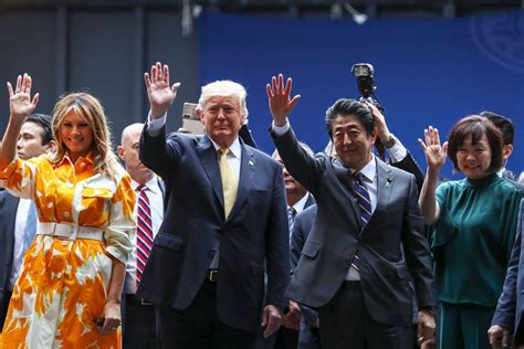 The Latest Trump Visits Japanese Troops Aboard Destroyer
