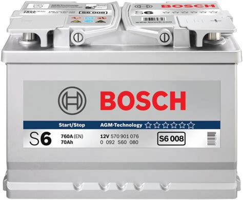 Автомобильный аккумулятор Bosch S6 Agm обзор характеристики отзывы