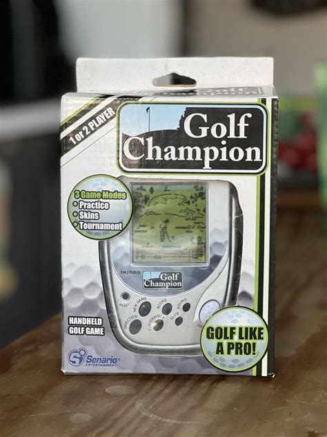 Golf Champion Electronic Handheld Golf Game 1 2 Player Mint In Box Ebay