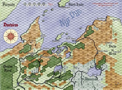 Domain Of Greyhawk From Benoist Poire 2009 Fantasy World Map