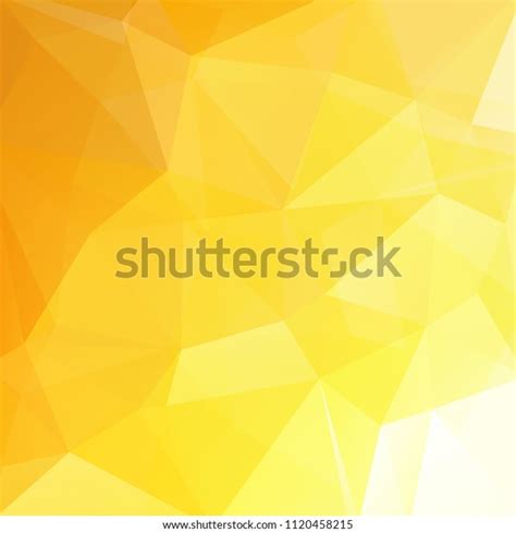 Background Yellow Geometric Shapes Mosaic Pattern Stock Vector Royalty