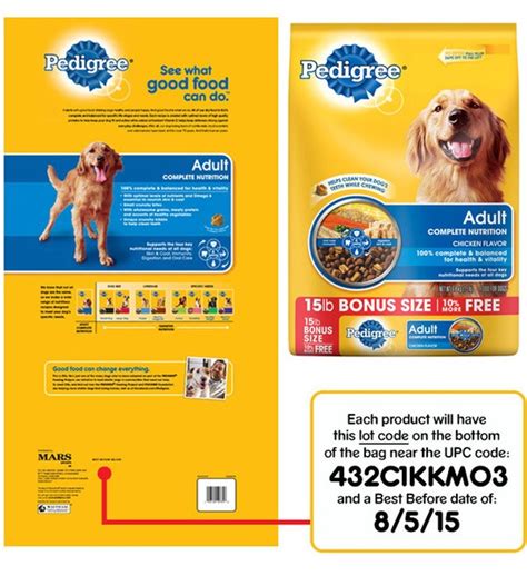 Because of that i frequently check the pet food recall list and i had just. RECALL ALERT: Pedigree Dry Dog Food - The Dogington Post