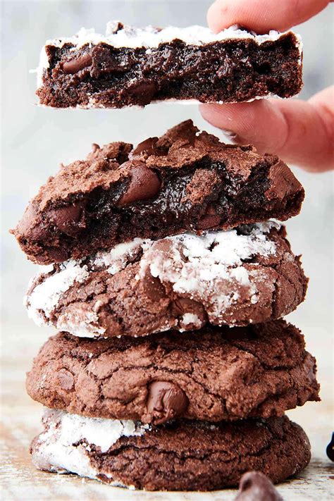 Brownie Mix Cookies Ooey Gooey Semi Homemade Dessert