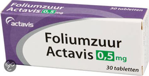 The dosage should be adjusted according to the age of patient and the severity of symptoms. bol.com | Actavis Foliumzuur 0,5 mg Tabletten - 30 st