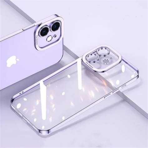 Luxury Plating Clear Soft Case For Iphone 13 Pro Max 12 Mini 11 X Xs Xr