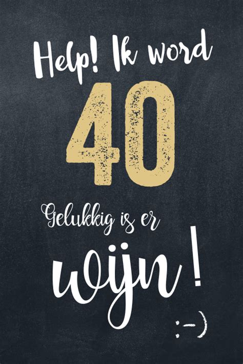 Uitnodiging 40 Jaar Leuke Uitnodigingen 40ste Verjaardag
