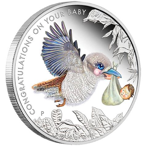 Coins Australia Newborn Baby 2016 12oz Silver Proof Coin