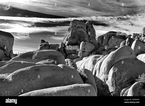 Joshua Tree National Park Rock Citadel Stock Photo Alamy