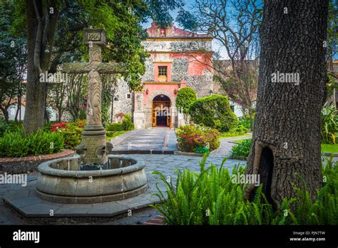 Parroquia San Jacinto in the San Angel neighborhood of Mexico City. San