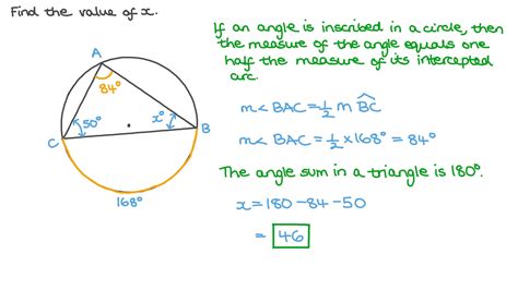 Question Video Finding The Measure Of One Of The Angles Of The