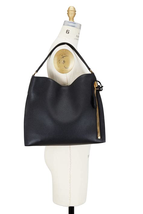 Tom Ford Alix Black Leather Hobo Bag Mitchell Stores