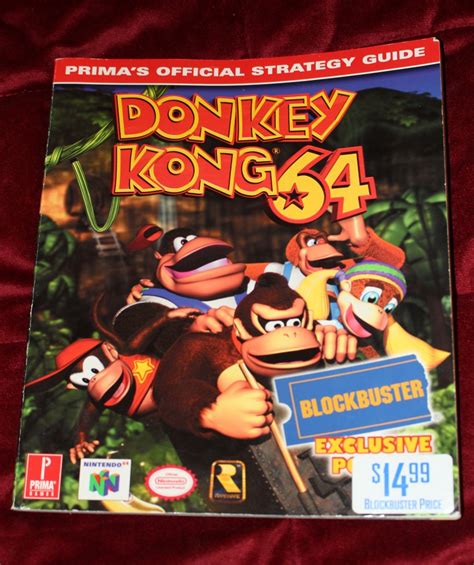 Donkey Kong Prima S Official Strategy Guide Blockbuster Ebay