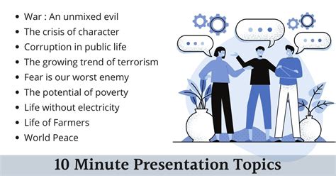 10 Minute Presentation Topics And Ideas 2023