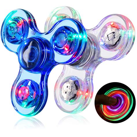 Buy Gigilli Fidget Spinners 2 Pack Led Light Up Fidget Toys For Kids