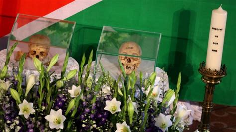 germany hands over skulls of colonial victims to namibia